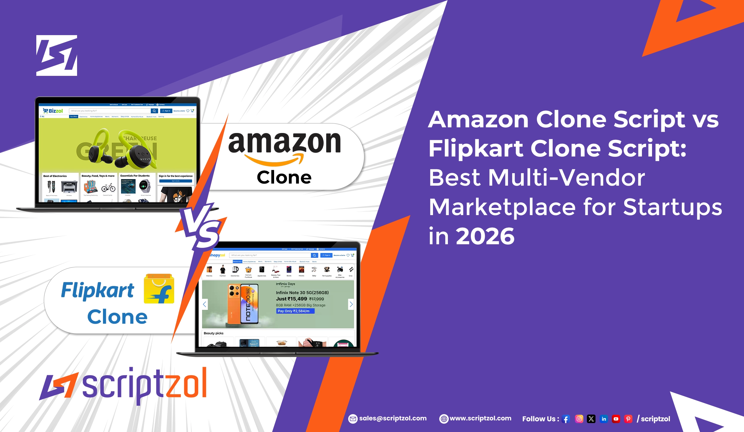 Amazon Clone Script vs Flipkart Clone Script: Best Multi-Vendor Marketplace for Startups in 2026
