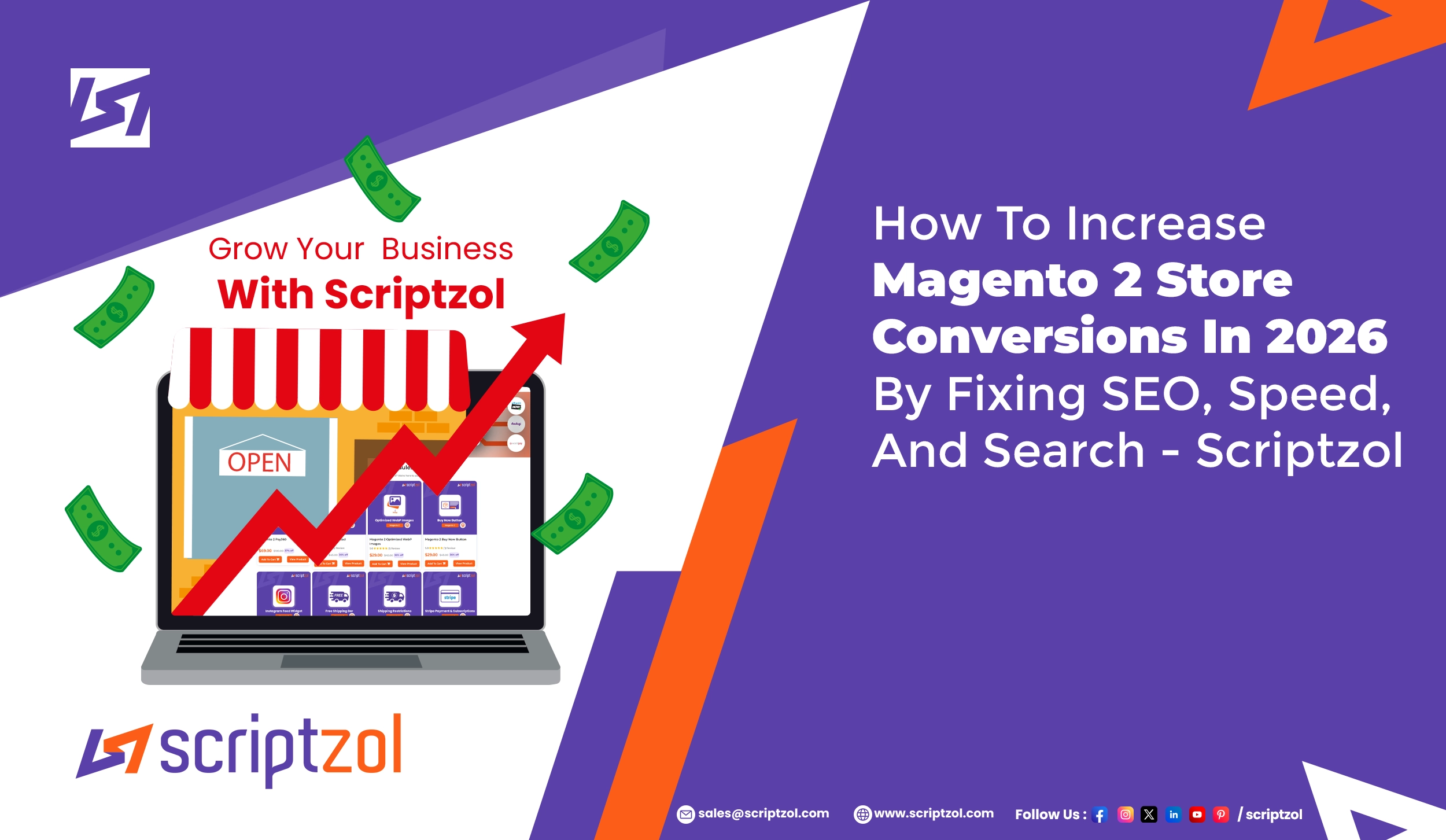 How To Increase Magento 2 Store Conversions In 2026 By Fixing SEO, Speed, And Search - Scriptzol
