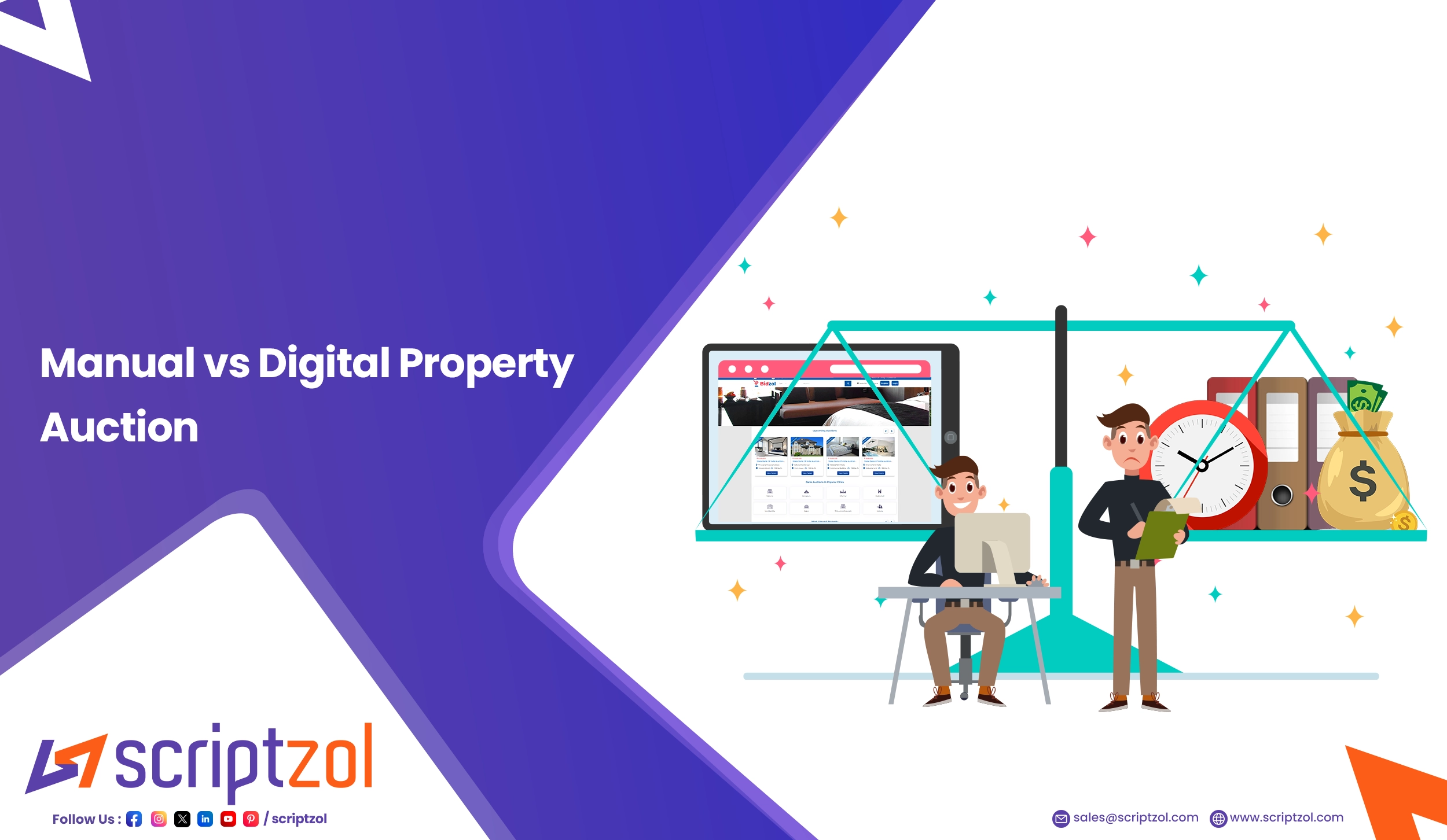 Comparison of manual and digital property auctions