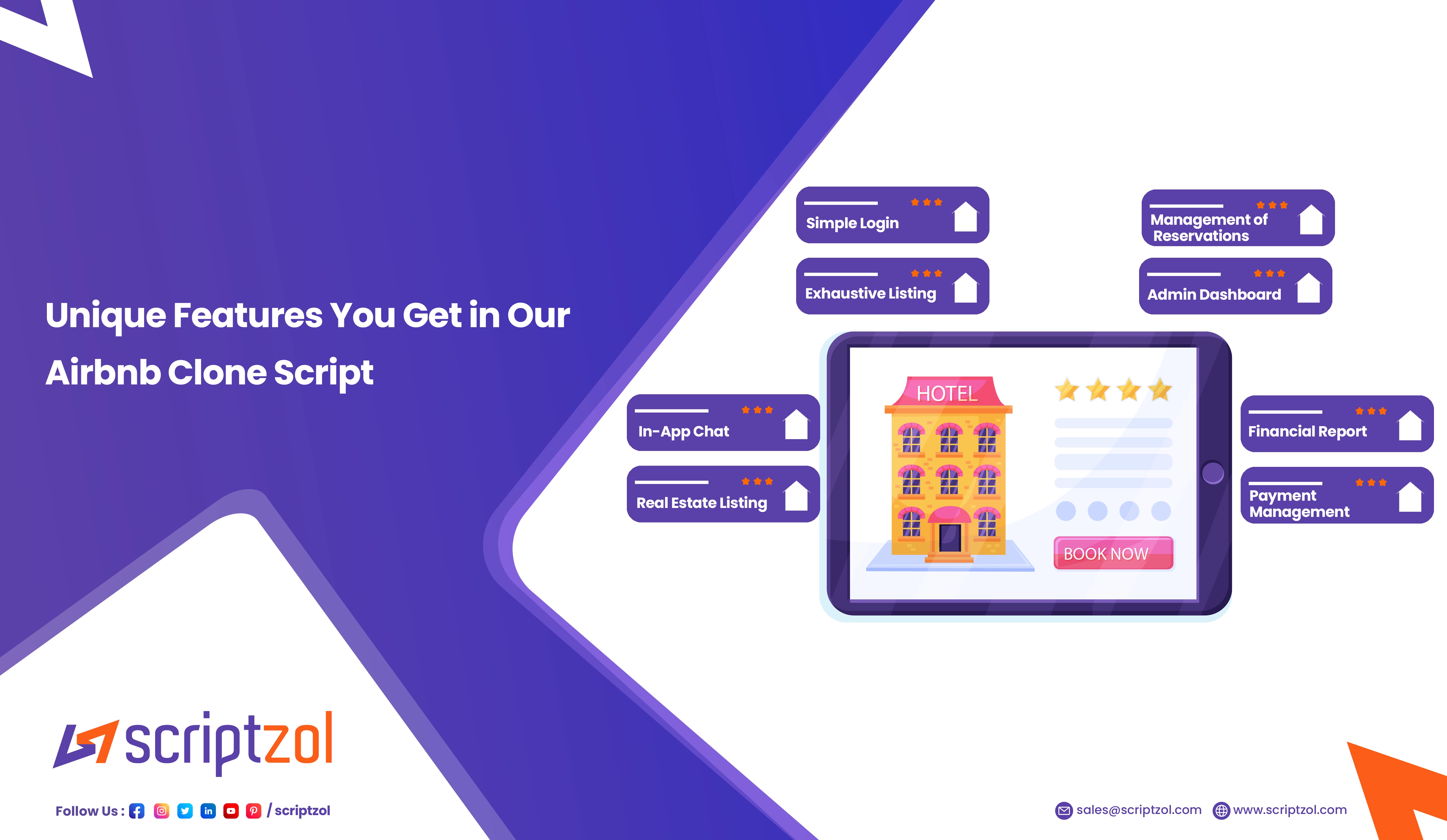 Unique Features You Get in Our Airbnb Clone Script