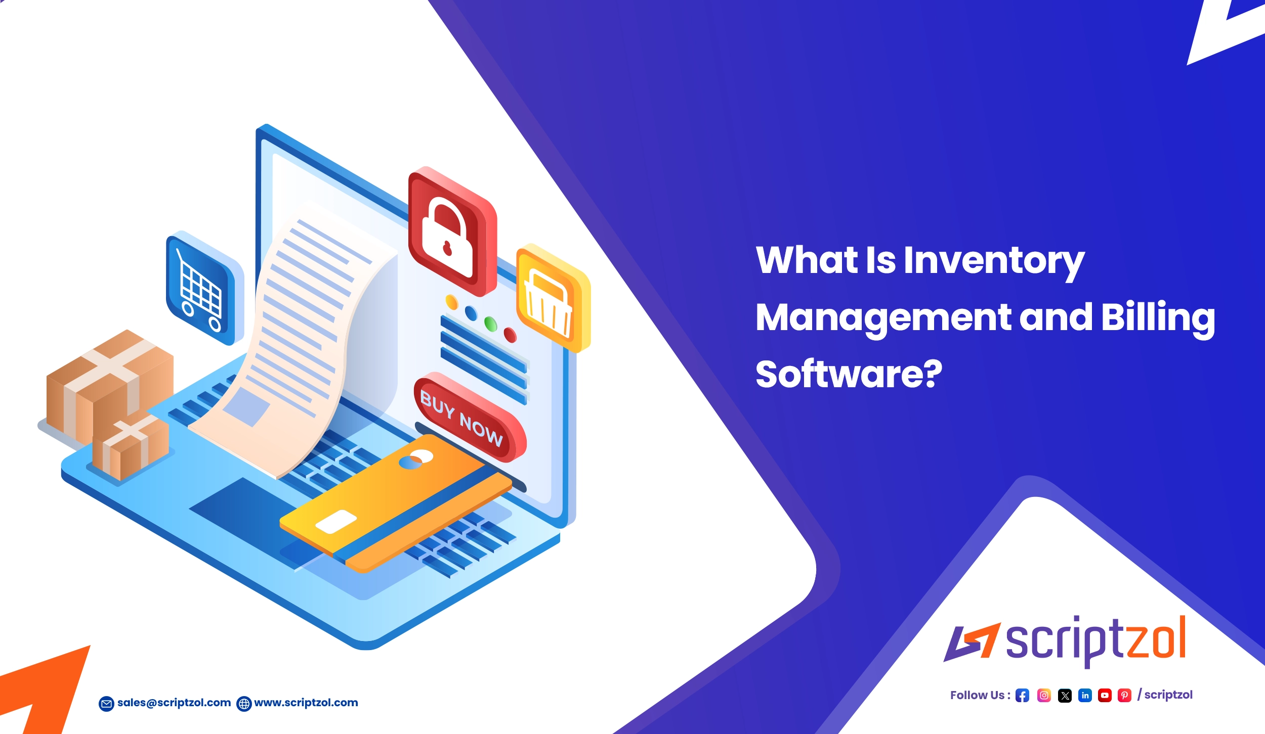 Inventory tracking and GST billing software dashboard