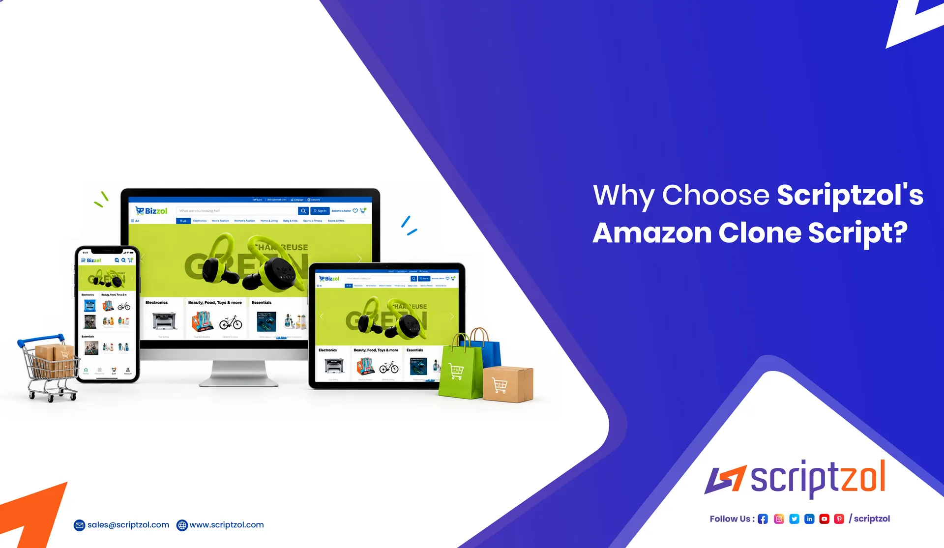 Why Choose Scriptzol's Amazon Clone Script 