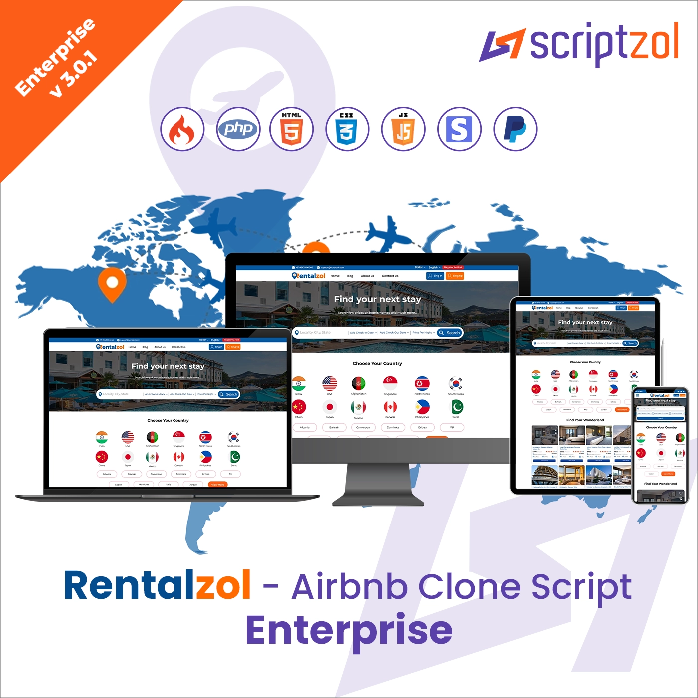 Rentalzol - Airbnb Clone Script Enterprise