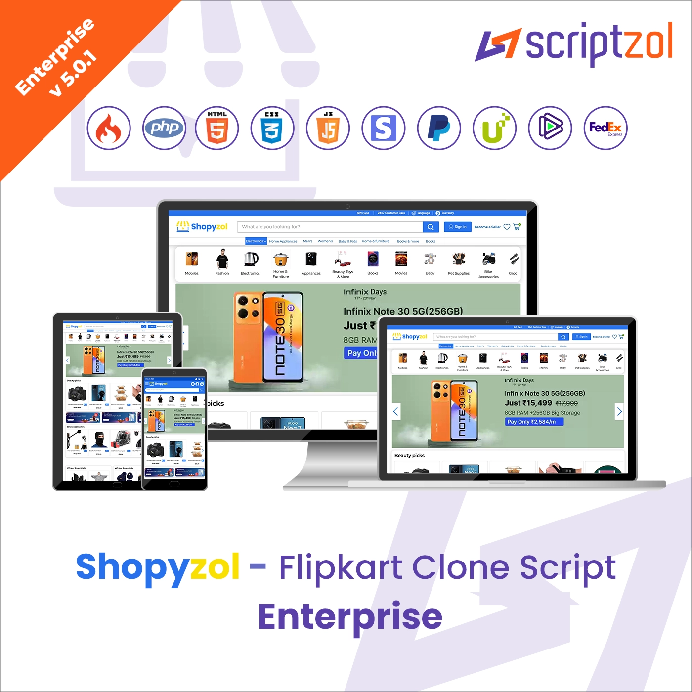 Shopyzol - Flipkart Clone Script Enterprise