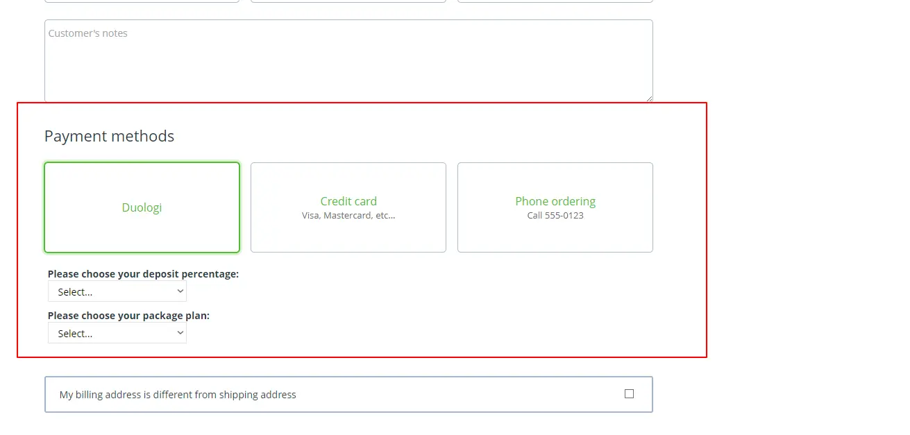 cscart duologi retail finance frontend