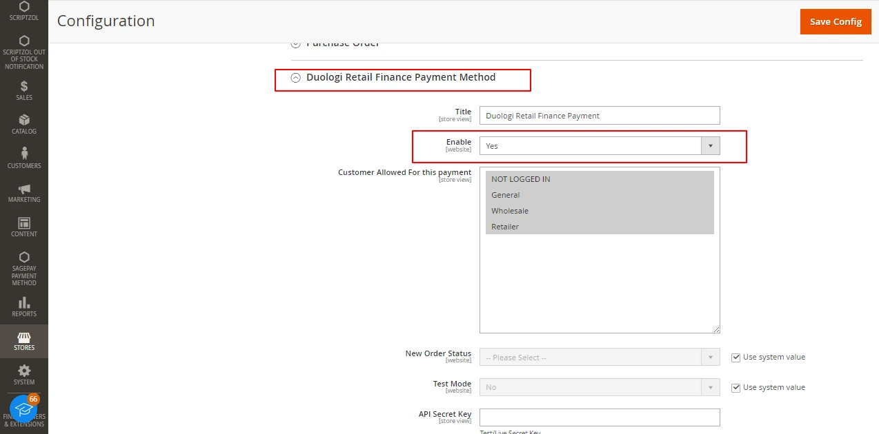 Magento 2 Duologi General Configuration