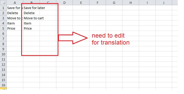 language file edit columns